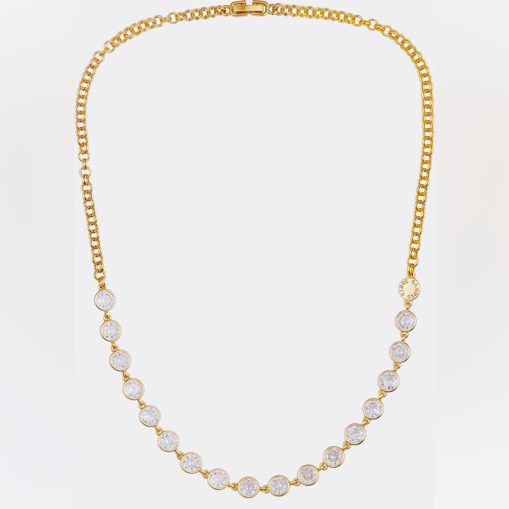 Vince Camuto Bezel Necklace NWT - Picture 3 of 6